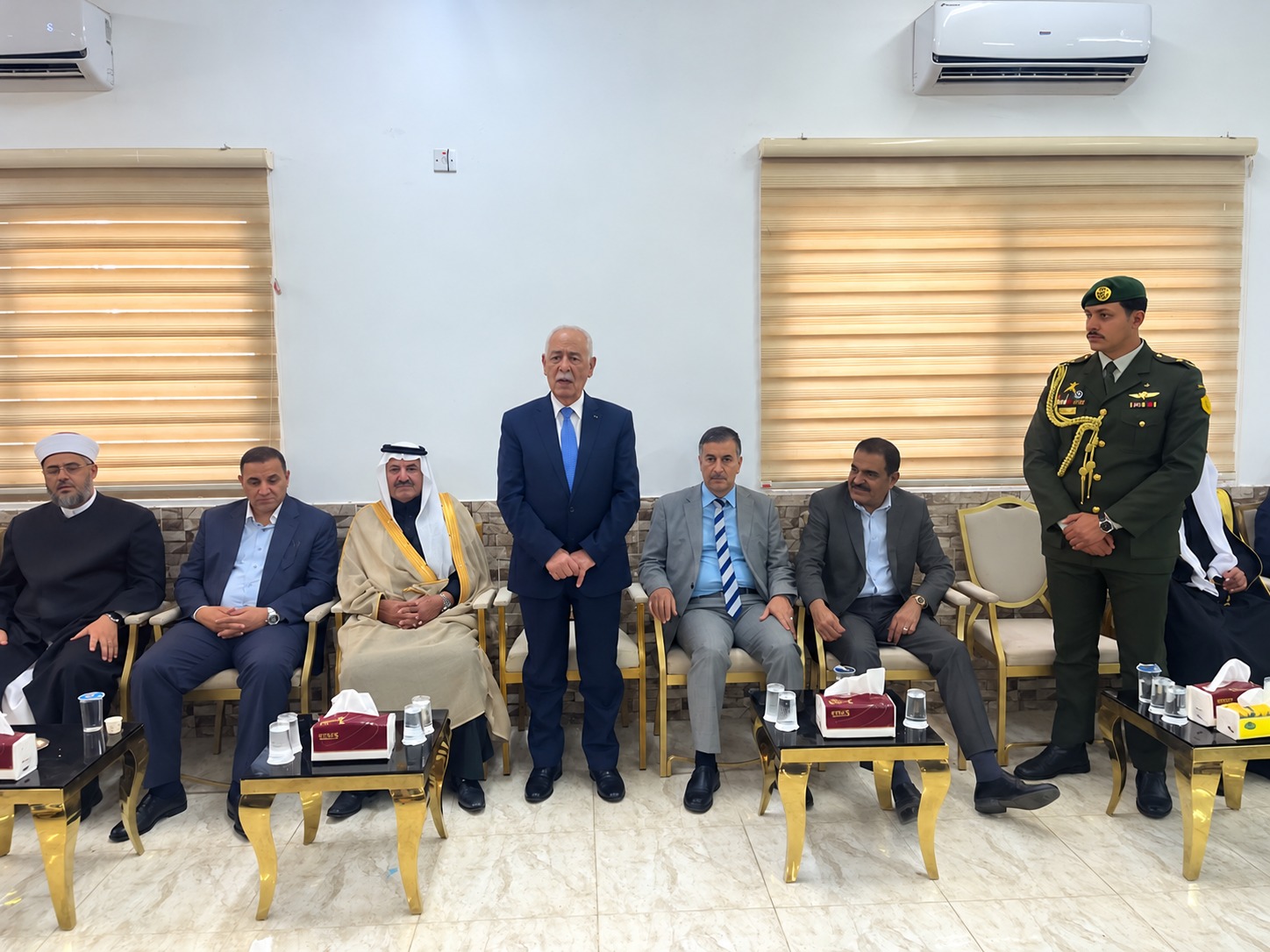 مندوبا عن الملك وولي العهد ..  العيسوي يعزي العدوان والشباطات