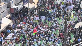 مسيرات حاشدة في عمان والمحافظات منددة بالعدوان على غزة
