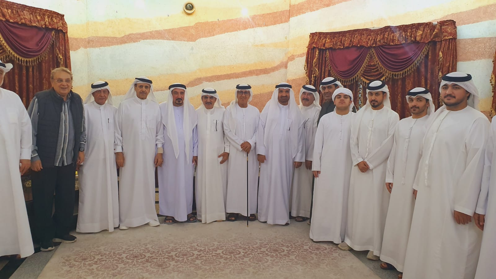 جمعية الشحوح للتراث الوطني تزور مجلس المهندس يوسف المرزوقي في الشارقة