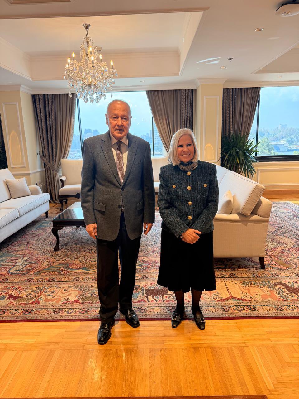 ابوغزالة في القاهرة مع ابوالغيط : الزمن الجميل