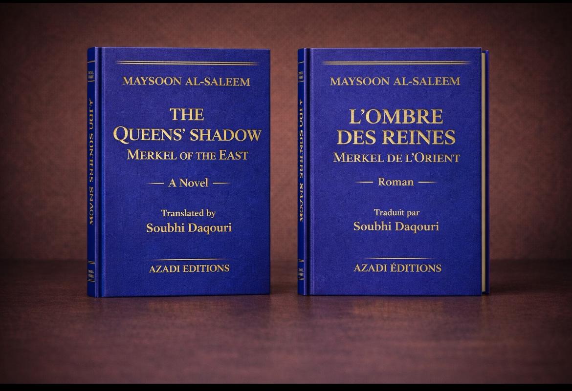 السليم تودع النسختين الإنجليزية والفرنسية من روايتها ظل الملكات: ميركل الشرق