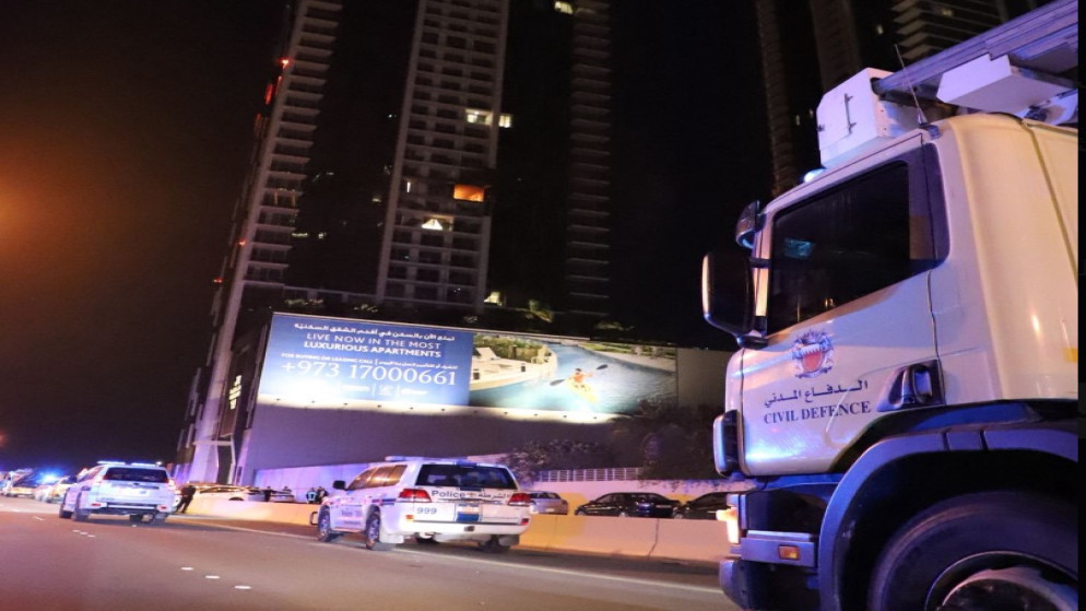 مقتل شخص وإصابات بهجوم إيراني على مبنى سكني في المنامة