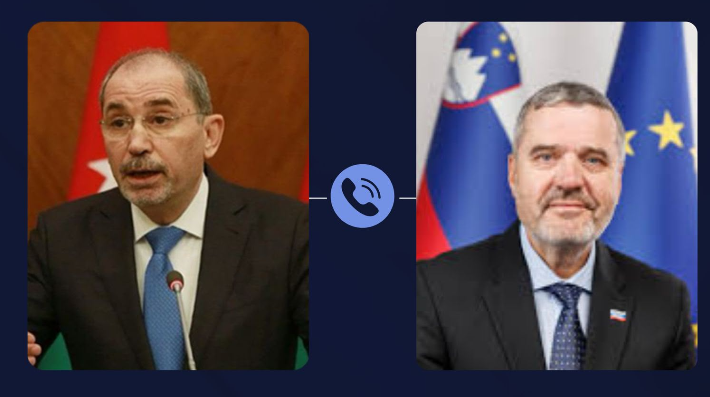الصفدي يبحث مع نظيره السلوفيني الجهود المبذولة لإنهاء التصعيد