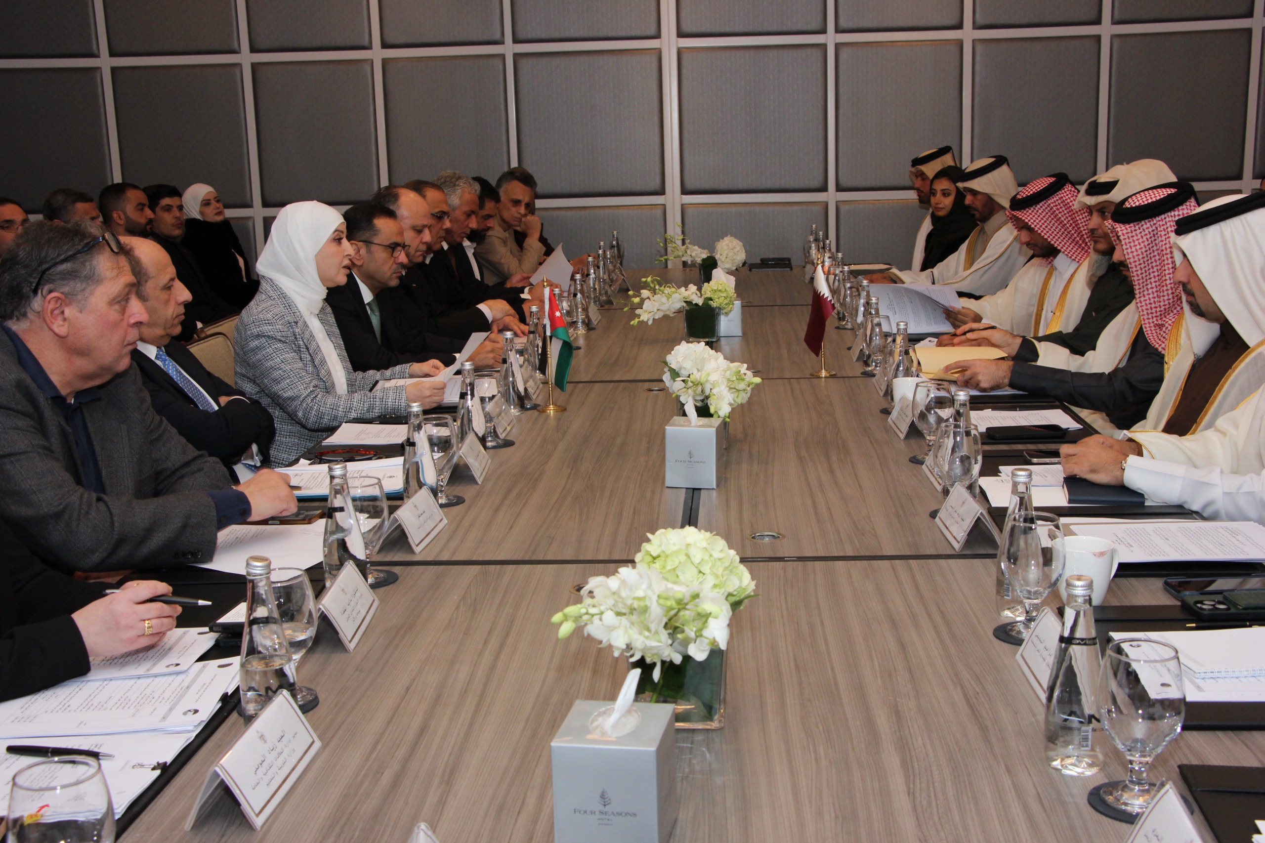 بدء الاجتماعات التحضيرية للدورة الخامسة للجنة العليا الأردنية القطرية المشتركة 