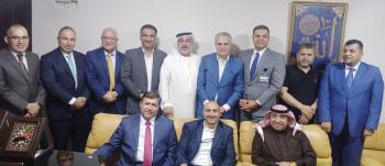 الجابري يجتمع برؤساء قطاعات اتحاد الاكاديميين والعلماء العرب