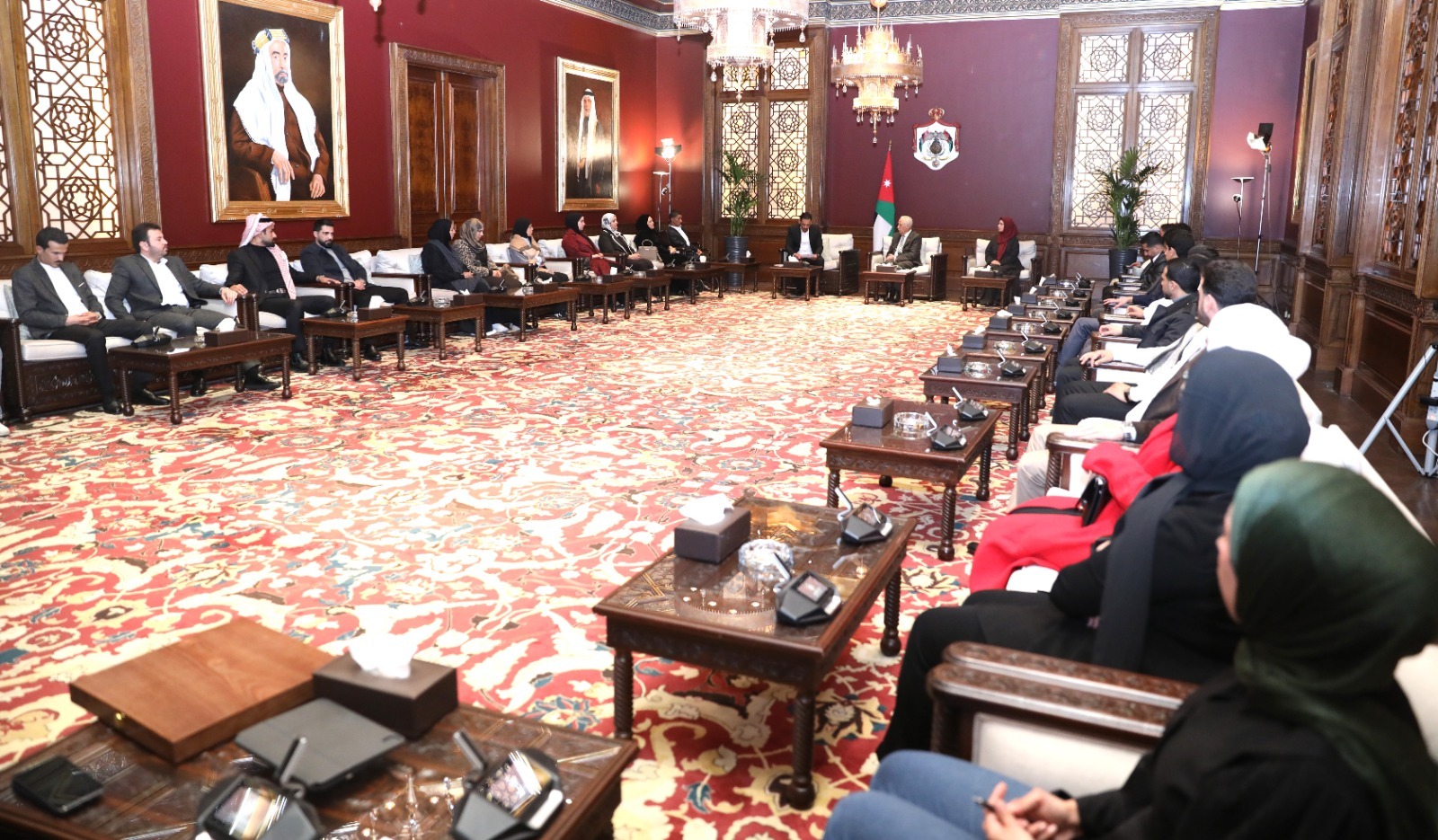 العيسوي يستقبل وفدا شبابيا من جمعية أهل الجبل للتنمية البشرية