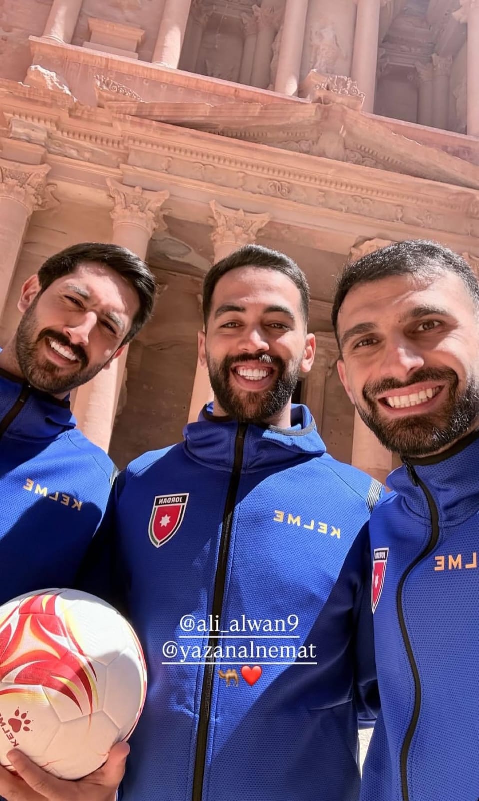 نجوم النشامى يقودون حملة ترويج للبترا