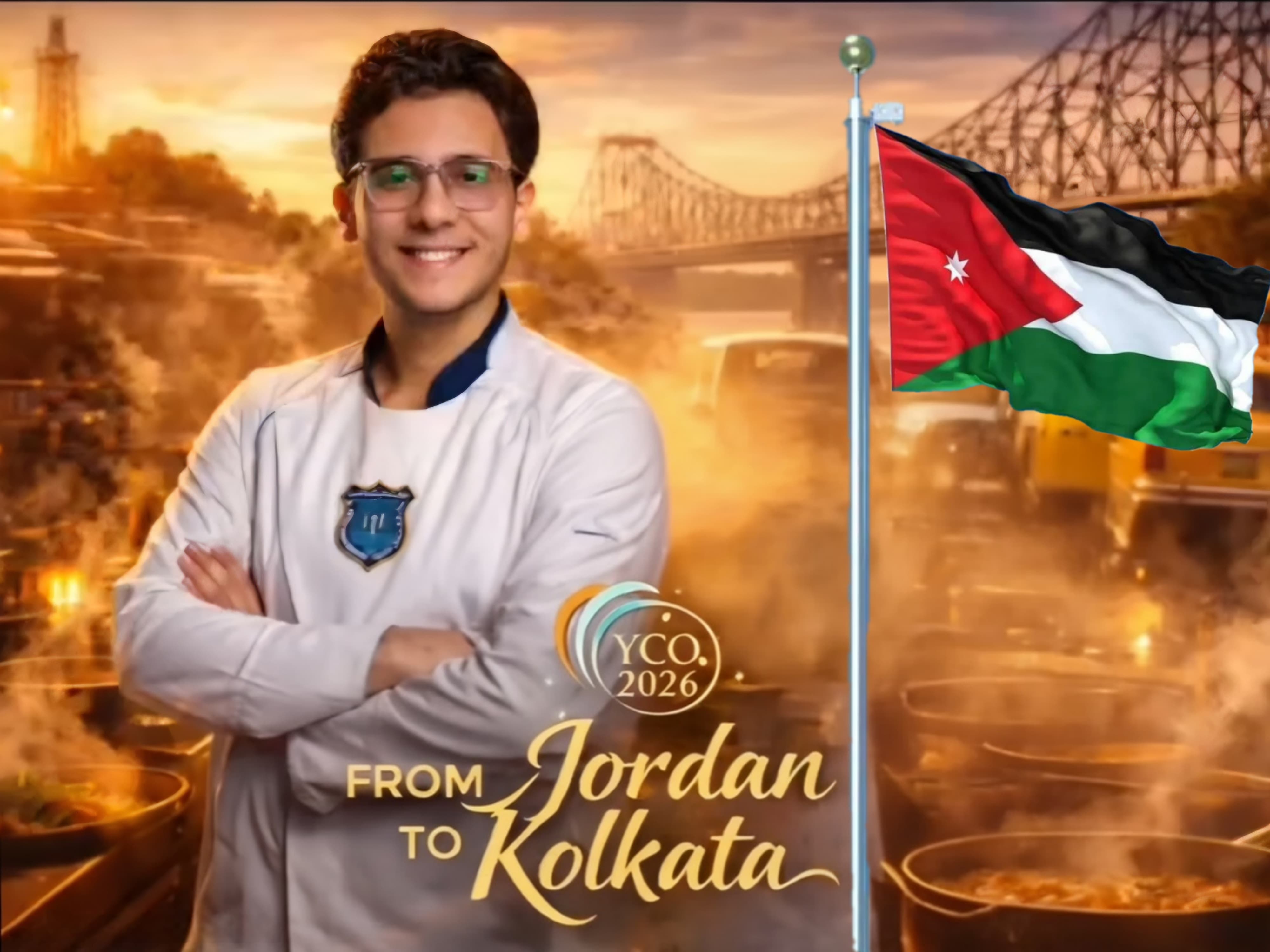 آدم الحديدي يشارك في الأولمبياد الدولي للطهاة الشباب