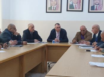 غزلان يلتقى رئيس وأعضاء مجلس التطوير التربوي للواء بني كنانة