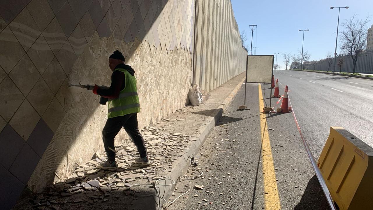 بدء صيانة أنفاق وجسور ضمن 24 تقاطعًا مروريًا في عمّان 