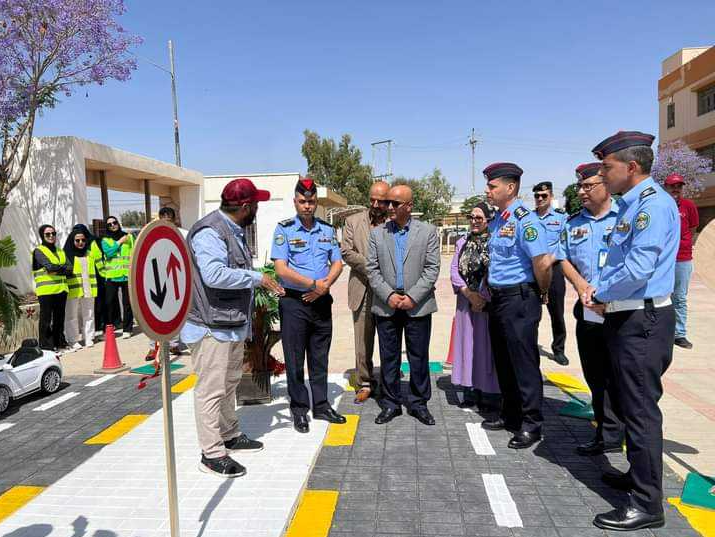 افتتاح حديقة مرورية في مدرسة الأميرة عالية بنت الحسين في المفرق