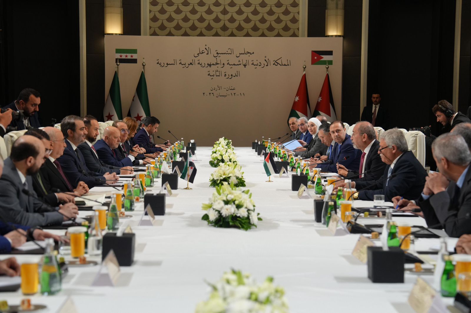 انعقاد مجلس التنسيق الاعلى الأردني السوري ..  وتوقيع 10 مذكرات واتفاقيات 