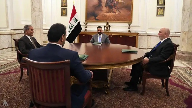 العراق ..  الرئاسات الـ4 تشدد على دعم الحكومة وسيادة القانون