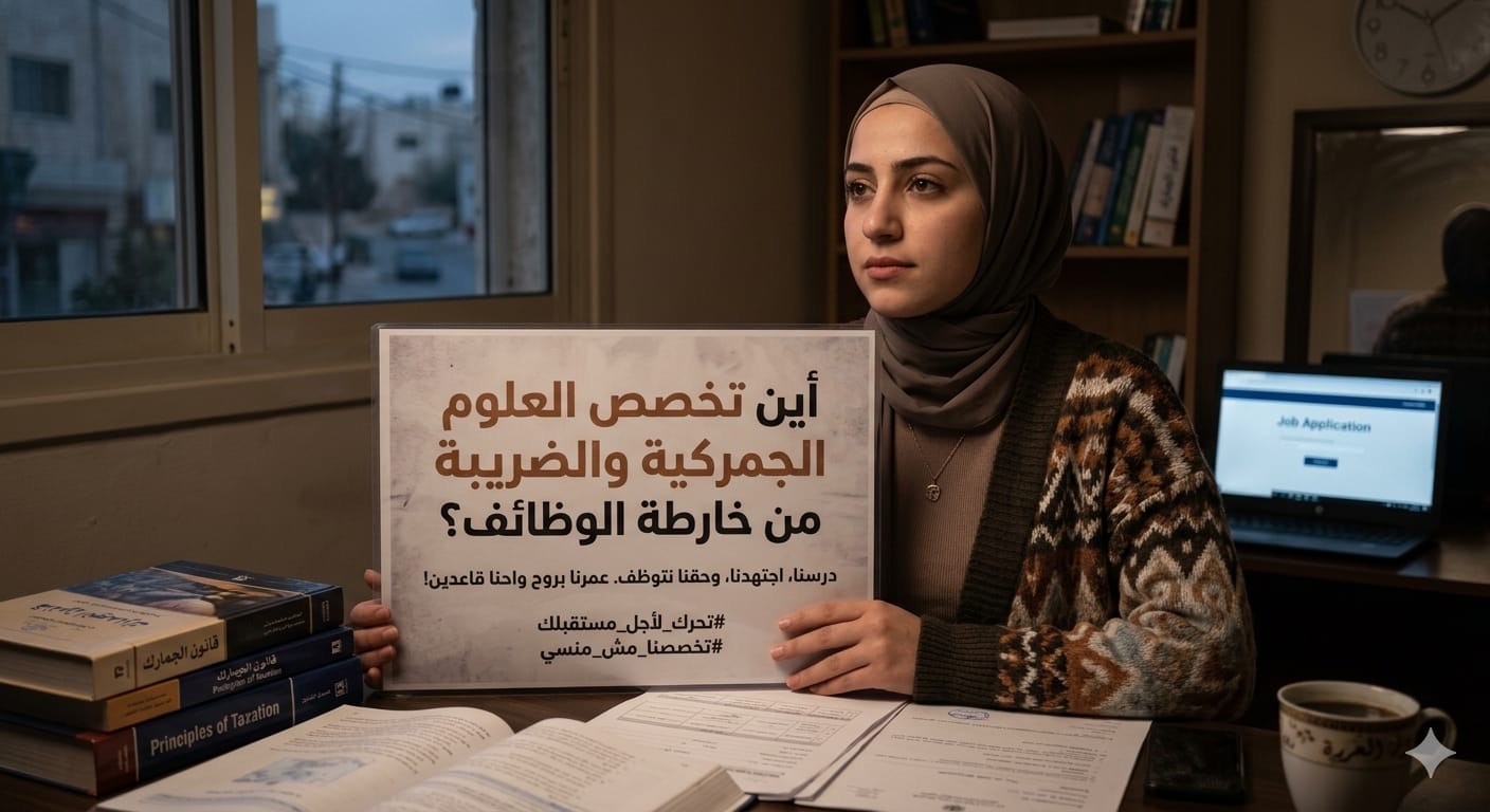 خريجو العلوم الجمركية والضريبية للحكومة: نريد حلولا جذرية لا مسكنات 