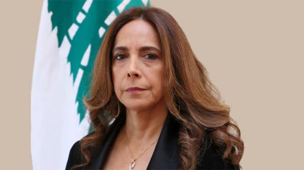 نائبة رئيس حكومة تصريف الأعمال وزيرة الدفاع والخارجية اللبنانية زينة عكر 