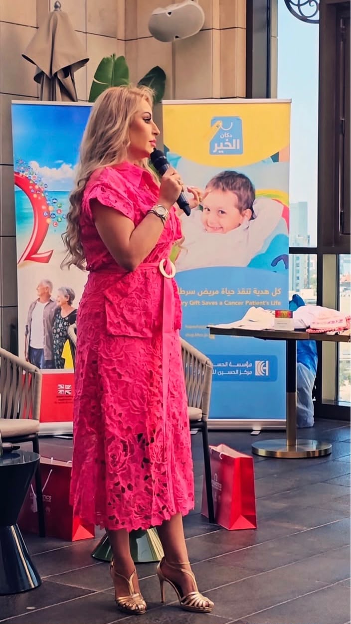 الإعلامية غادة سابا تُنظِّم لقاءً بمناسبة أكتوبر الوردي بالتعاون مع الحسين للسرطان