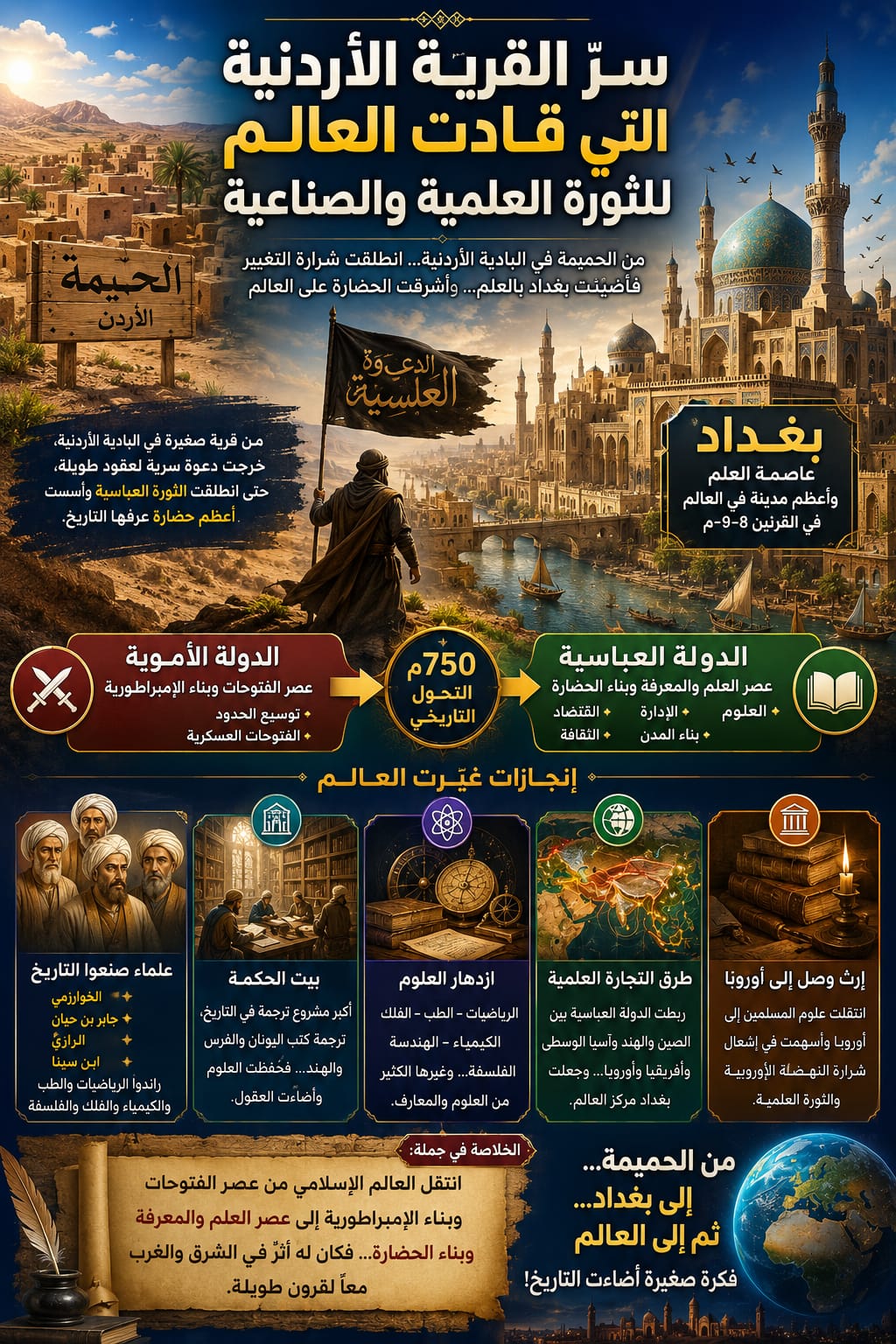 سرّ القرية الأردنية المخفية والتي مهدت للثورة العلمية والصناعية العالمية
