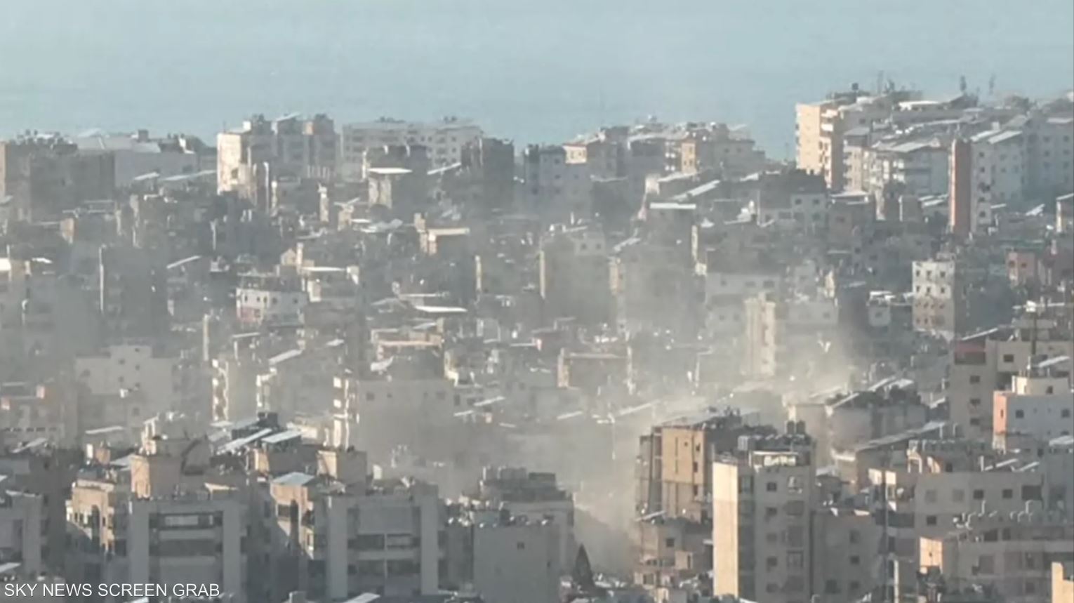 غارات اسرائيلية عنيفة على الضاحية الجنوبية في بيروت
