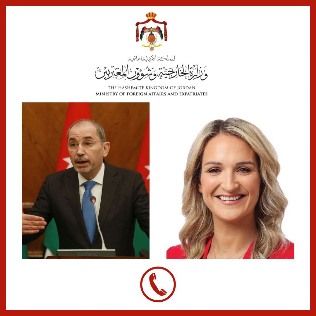 الصفدي يبحث مع وزيري خارجية جيبوتي وإيرلندا التصعيد في المنطقة