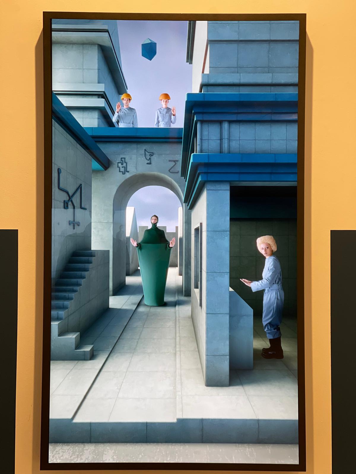 معرض فني لعالم جديد يتصوره الذكاء الاصطناعي بعد فناء البشرية