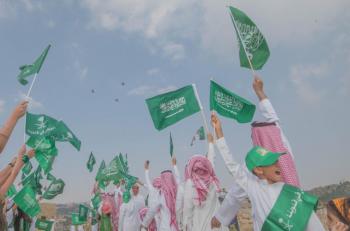 السعوديون يحتفلون باليوم الوطني الـ93