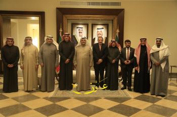 السفير الكويتي يقيم غداء للدغمي والعسومي وأعضاء في البرلمان العربي