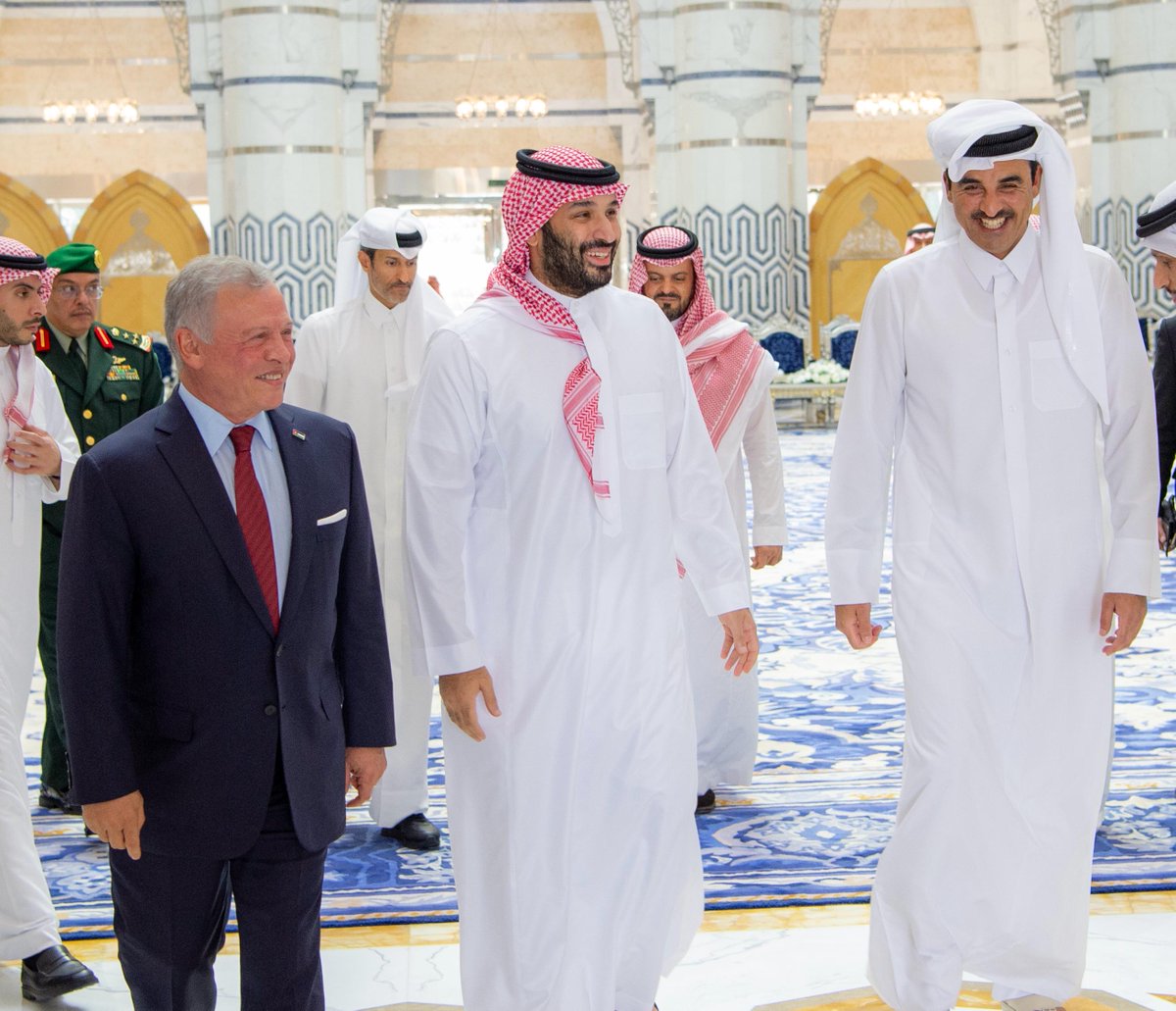 قمة أردنية سعودية قطرية في جدة