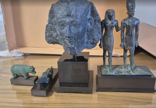 مصر تستعيد أربع قطع أثرية نادرة من الولايات المتحدة