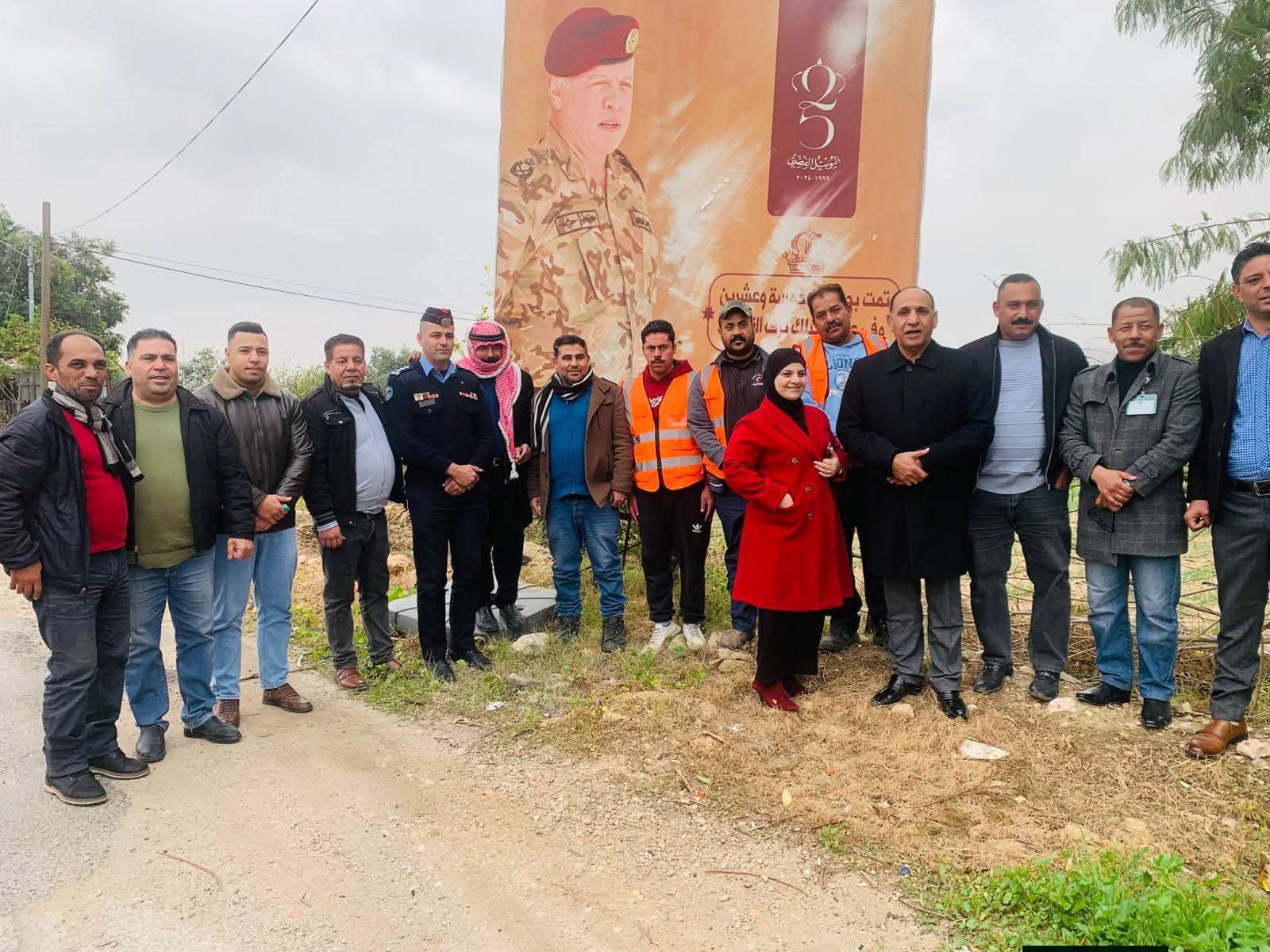 بلدية شرحبيل بن حسنة تنفذ مشروع التشجير والتخضير