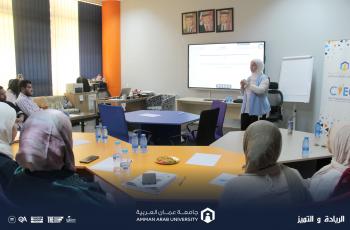 الأفكار الإبداعية والملكية الفكرية ورشة تدريبية لطلبة عمان العربية