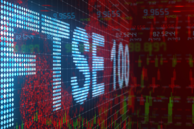 ارتفاع مؤشر فوتسي 100 البريطاني ليقترب من مستوى قياسي 