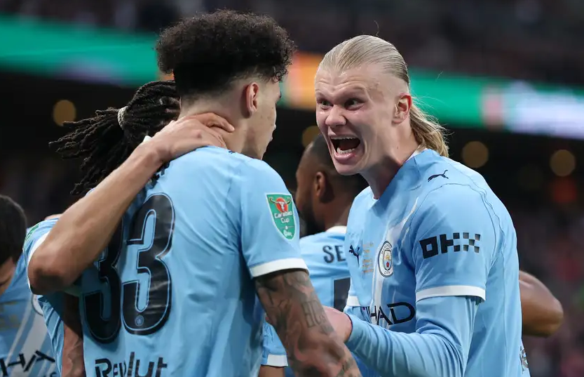 مانشستر سيتي يتوج بكأس الرابطة الإنجليزية بفوزه على آرسنال 