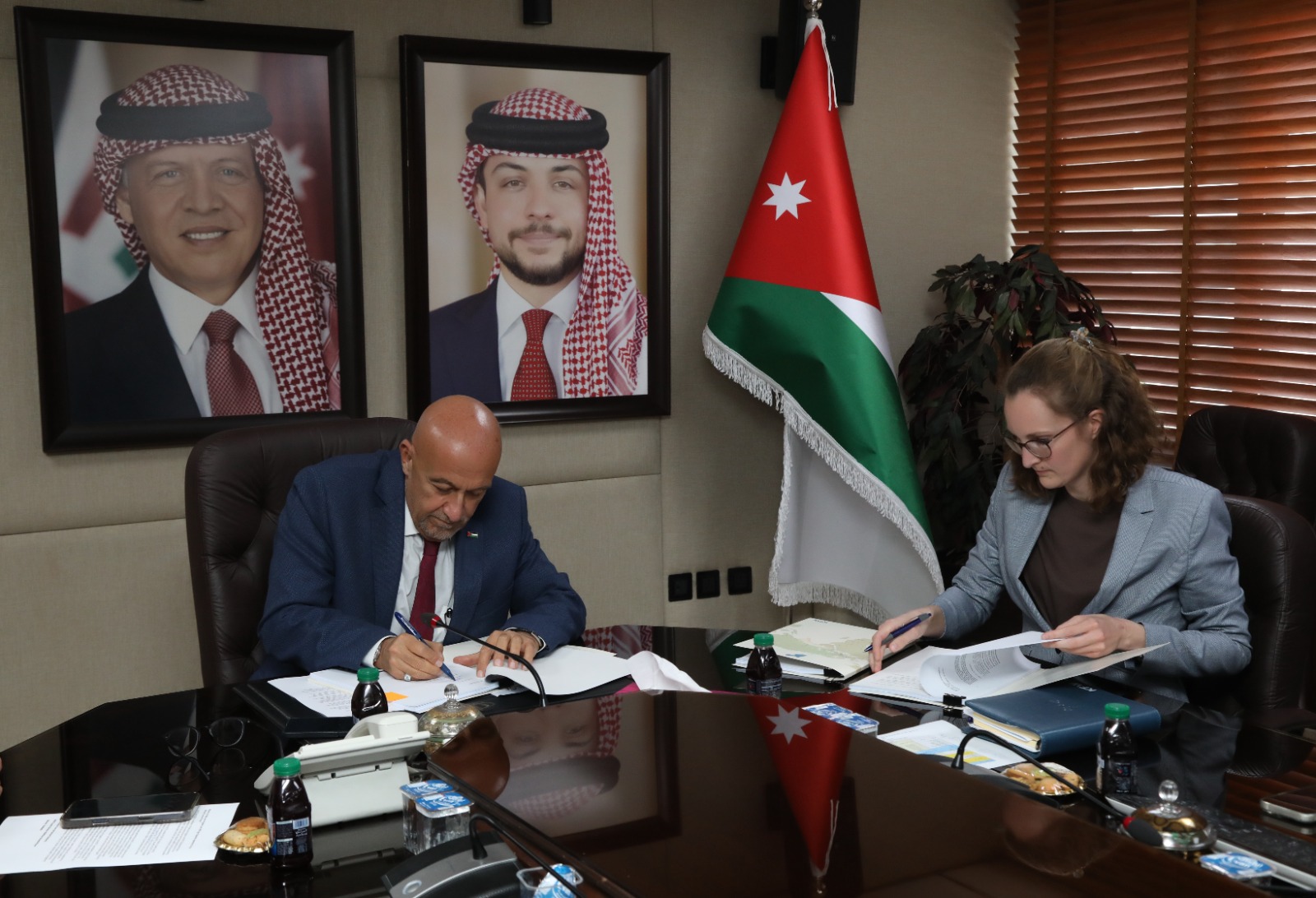 اتفاق أردني ألماني لبدء تنفيذ منحة الناقل الوطني
