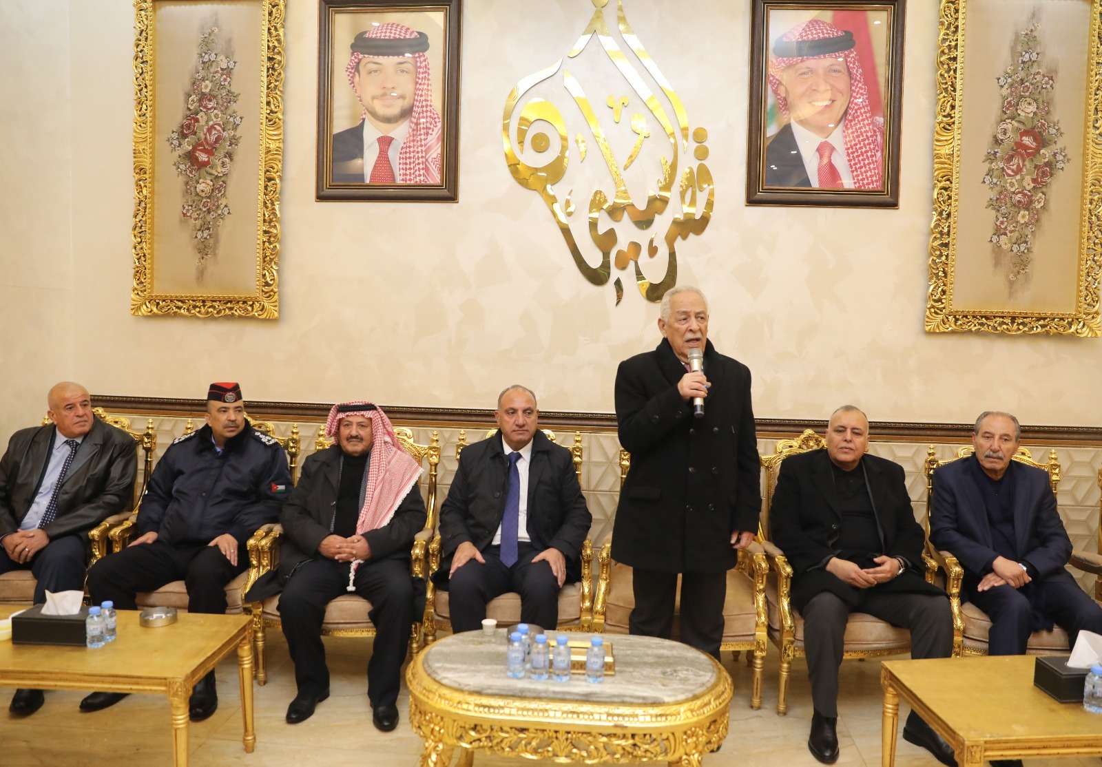 مندوبا عن الملك وولي العهد ..  العيسوي يعزي الغنانيم والشوابكة والزناتية والنجداوي