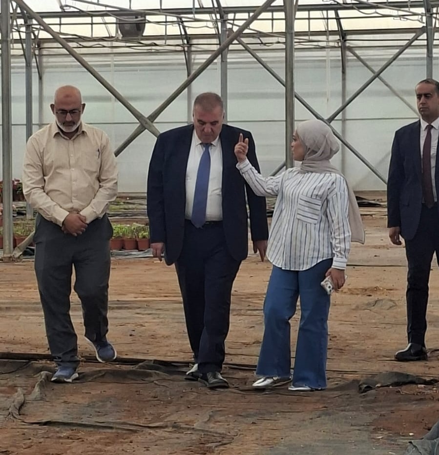 الملكاوي يتفقد إعادة زراعة الاشجار المنقولة من الارصفة للمشاتل