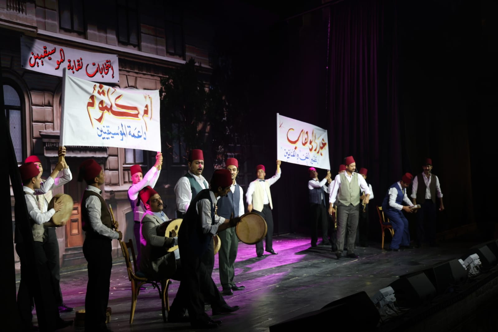 مسرحية أمّ كلثوم تعيد جمهور جرش الى الزمن الجميل