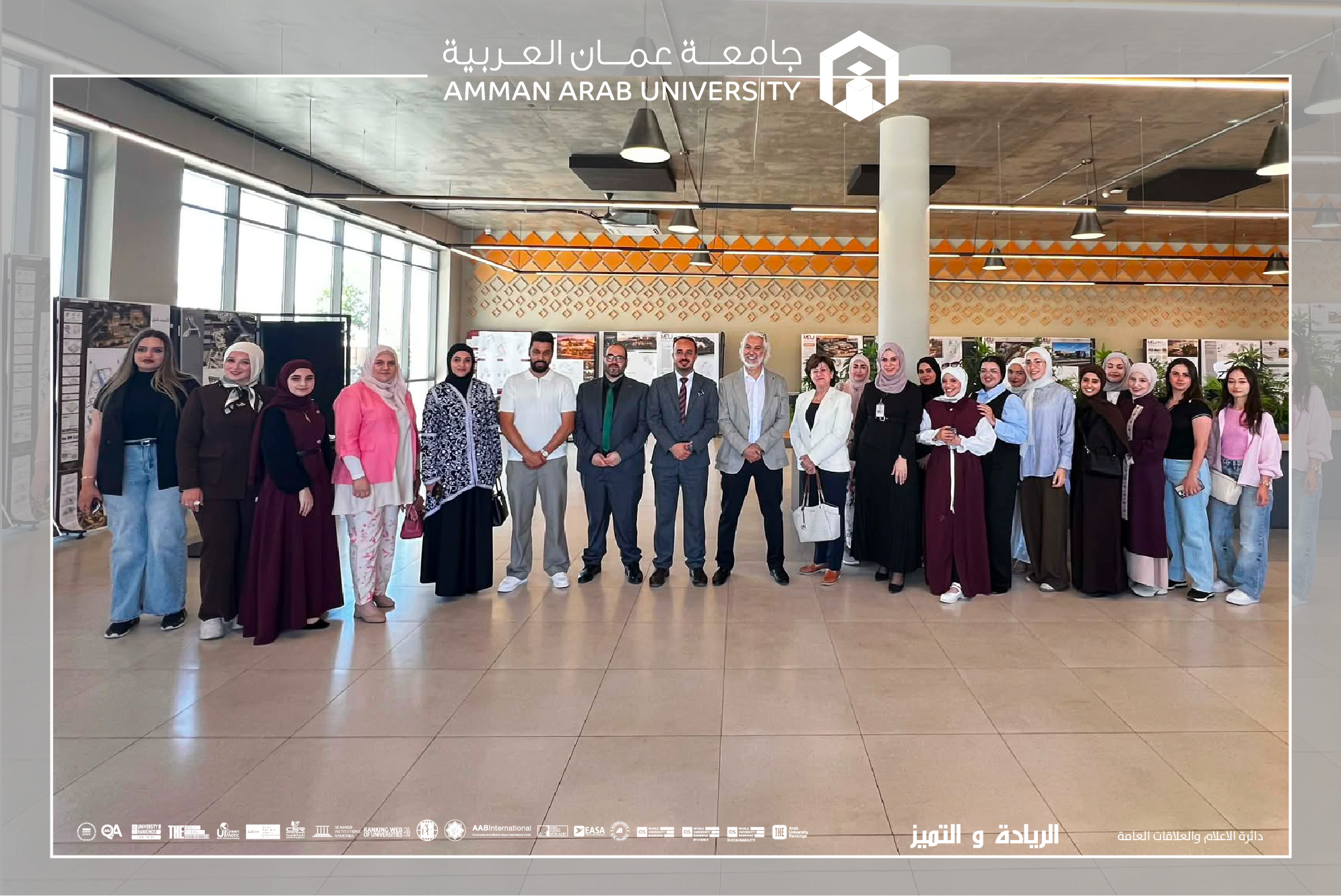 تعزيزًا للتعاون الأكاديمي: مشاركة الدكتور حداد من عمان العربية في تحكيم مشاريع معمارية طلابية في جامعة الشرق الأوسط