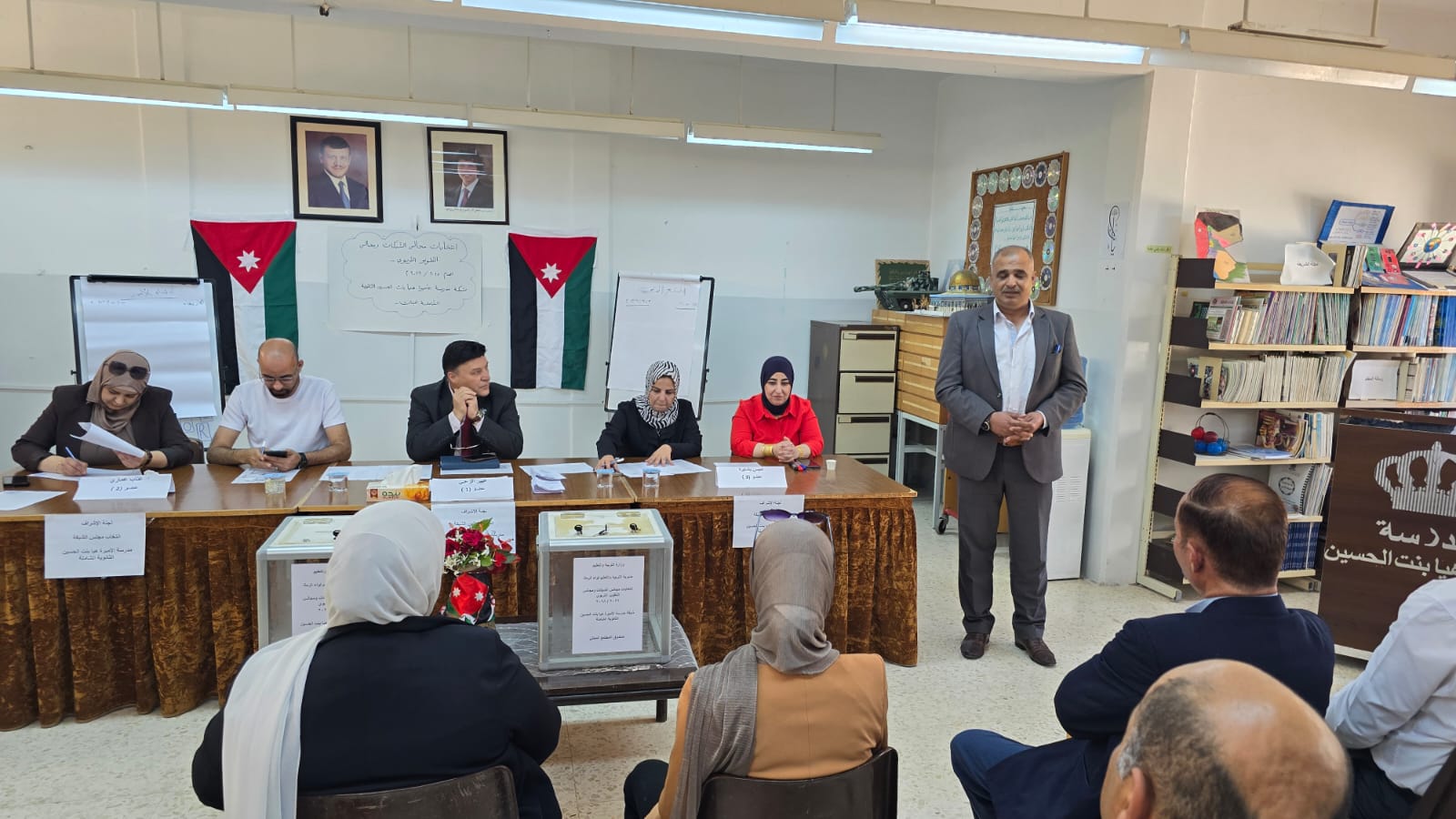 تربية الرمثا تجري انتخابات مجالس شبكات المدارس