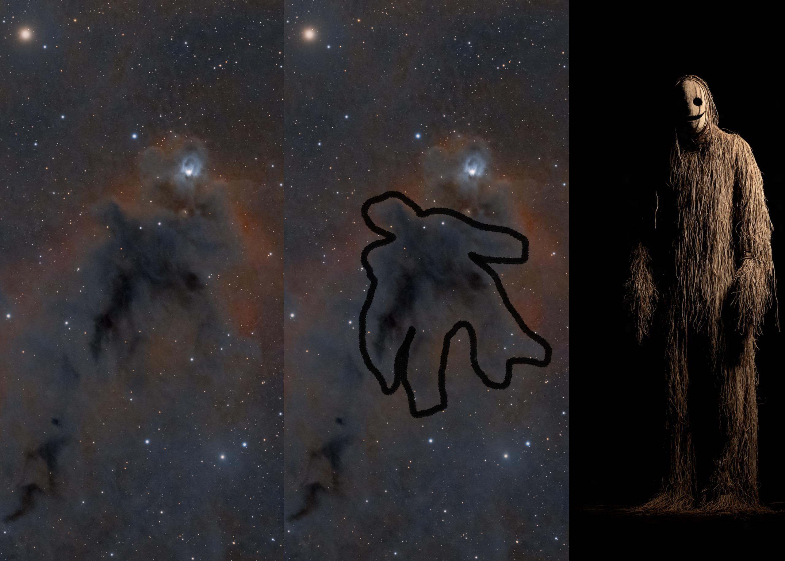 تصوير سديم الرجل المخيف من سماء الإمارات