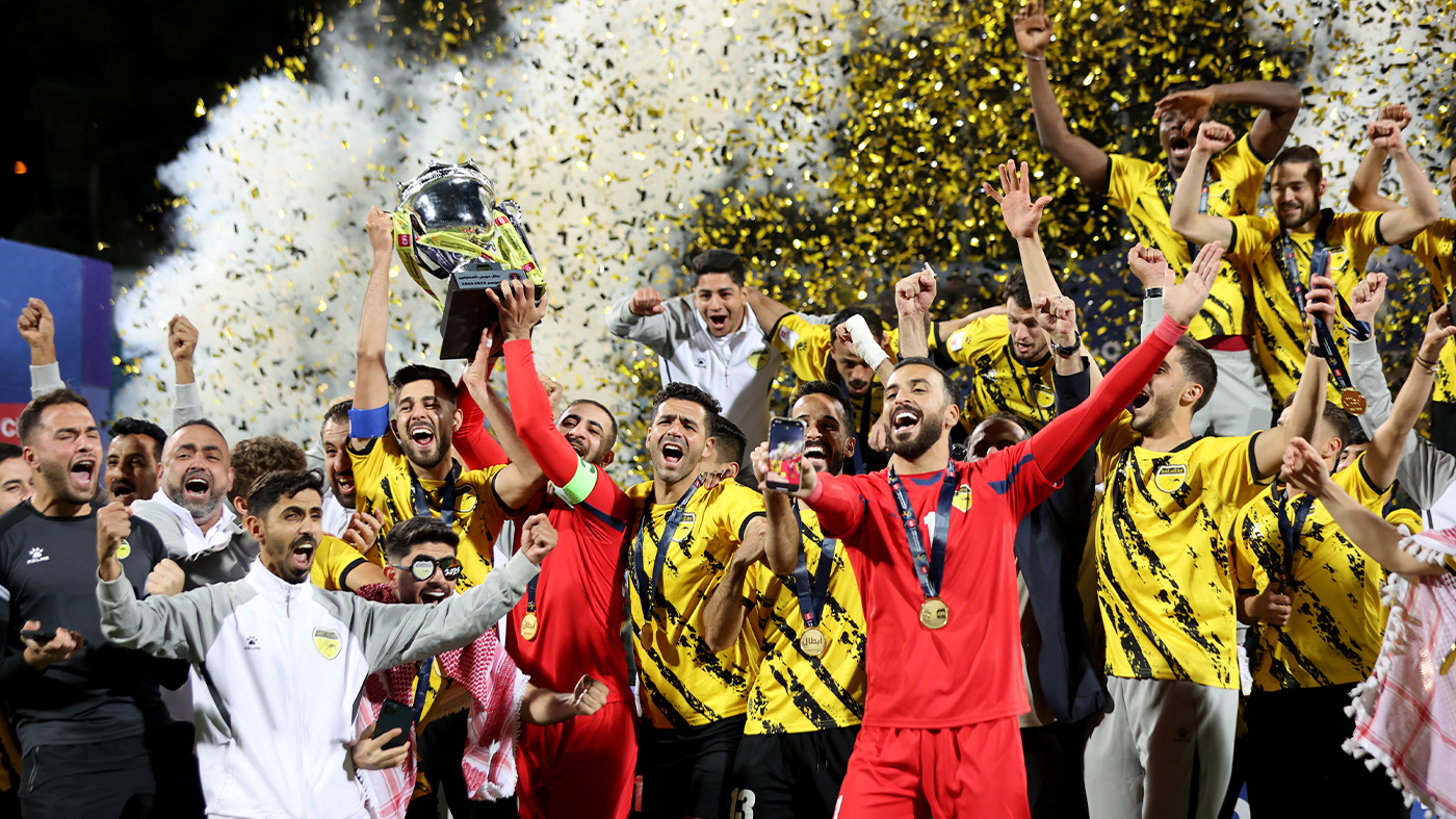 الدوي الأردني لكرة القدم في المرتبة 100 عالميًا 