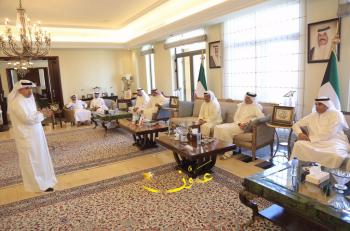 الديحاني يولم على شرف رئيس الاتحاد الكويتي لكرة القدم (صور)