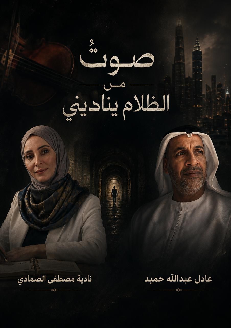 «صوتٌ من الظلام يناديني» ..  رحلة أدبية للكاتبين ناديا الصمادي  وعادل حميد