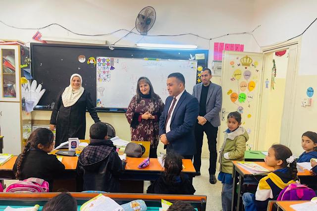 العواودة يتفقد مدرسة الحكمة ويؤكد متابعة الغياب وتعزيز الانتماء