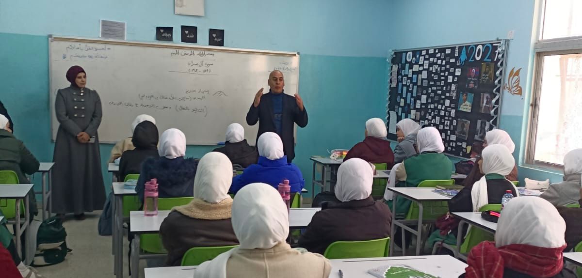 اللصاصمة يتفقد مدرسة الحارث بن عمير 