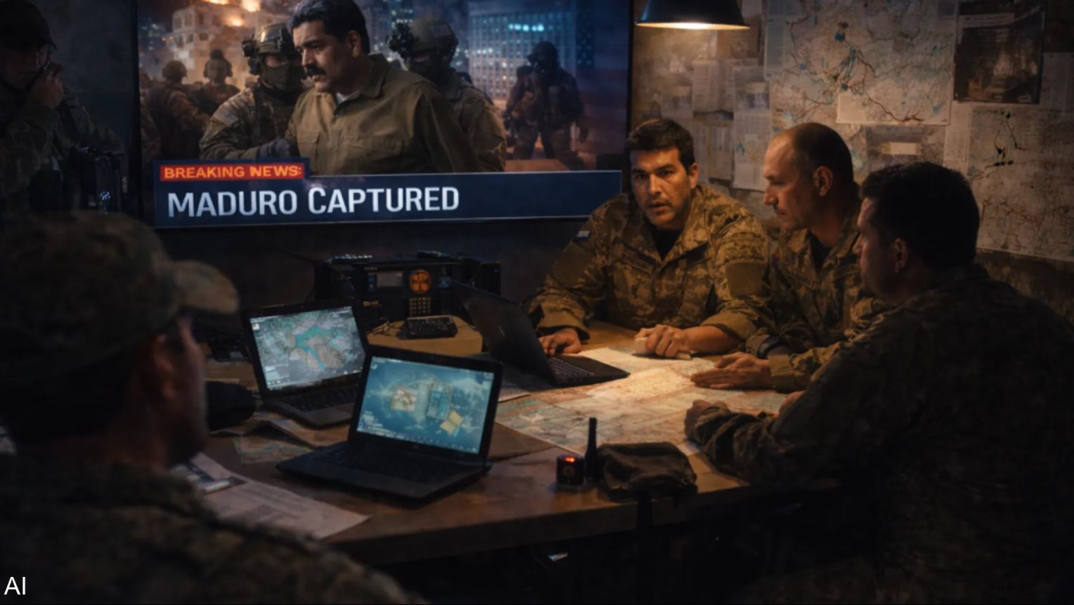 من منفى كولومبيا ..  غرفة عمليات ينعشها اعتقال مادورو