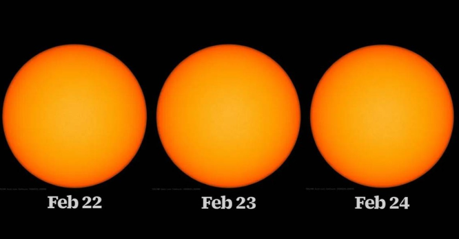 لأول مرة منذ 1350 يوماً  ..  الشمس بلا بقع 3 أيام متتالية! ماذا يحدث؟