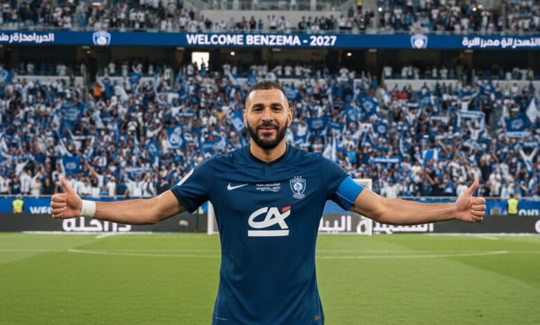 رسمياً ..  نادي الهلال السعودي يضم كريم بنزيمة