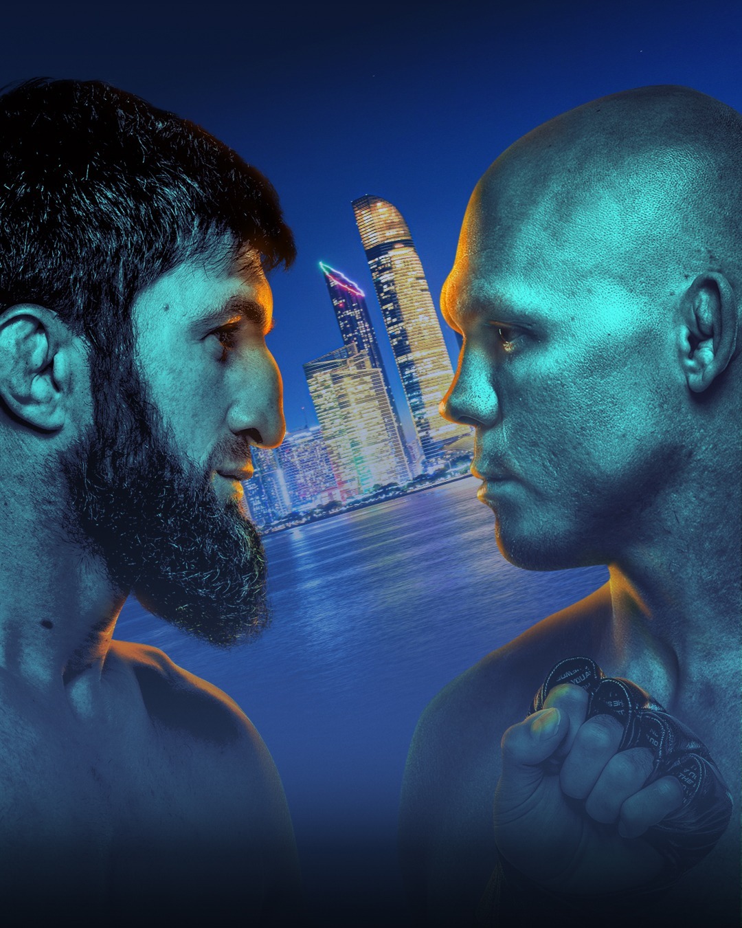 أنكالايف وغوسكوف يتصدران نزالات UFC في عودة مرتقبة إلى أبوظبي