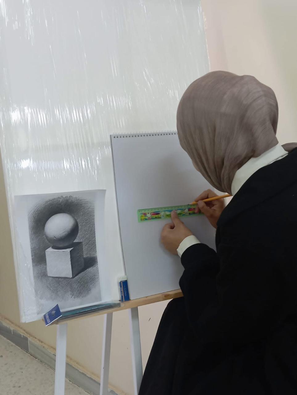 انطلاق برامج الرسم وتهديب الشماغ والتايكوندو في مديرية شباب مأدبا 