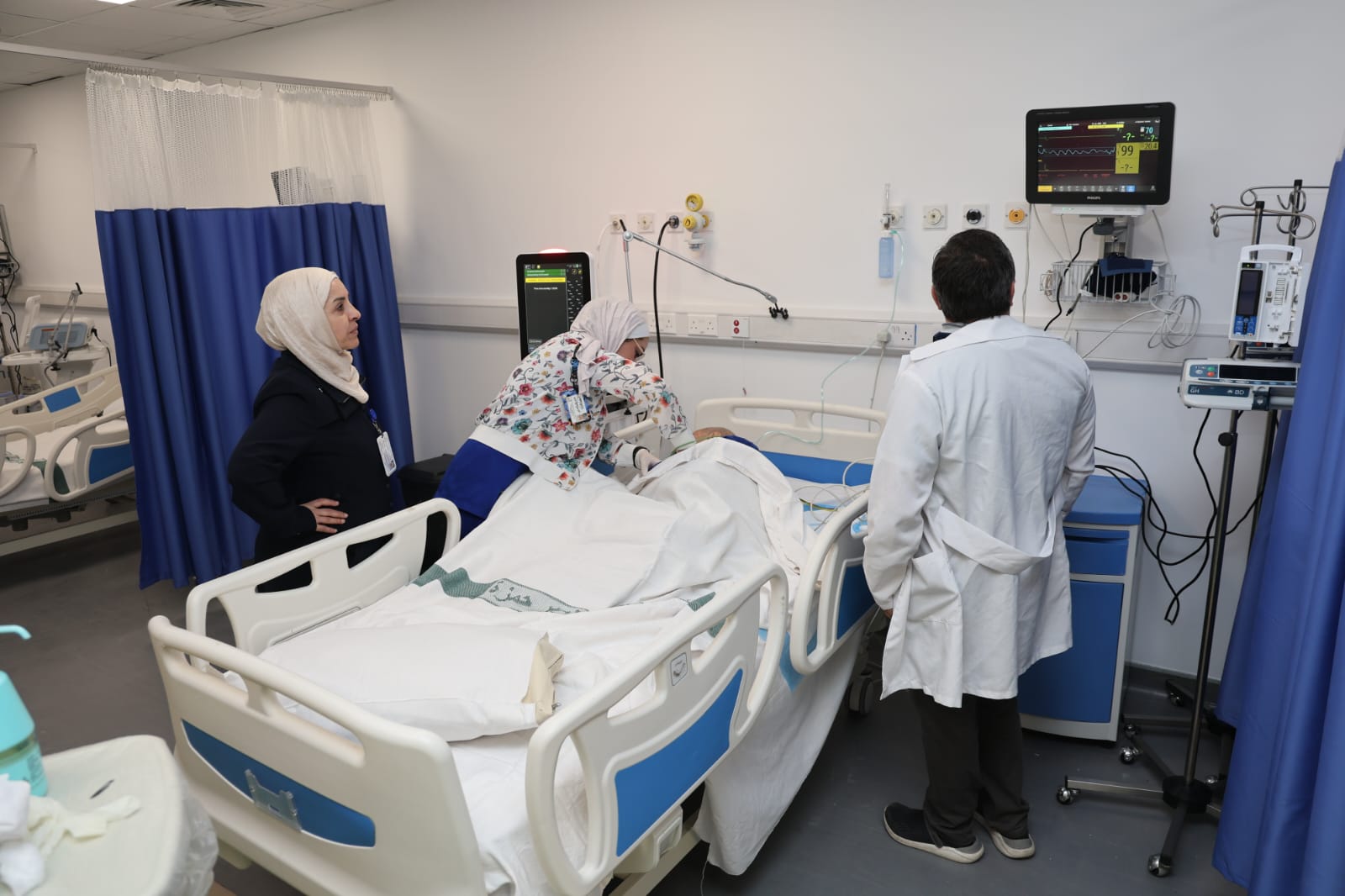 مستشفى عمّان الميداني يستقبل أول حالة في الطوارئ والعناية الحثيثة